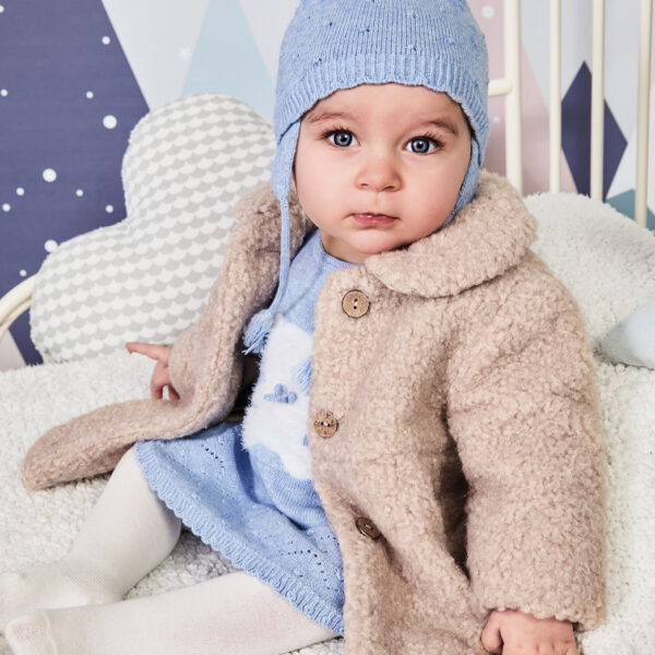 Cappotto teddy neonata
